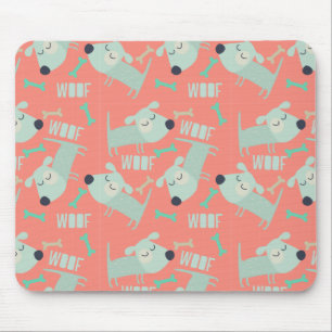 Tapis De Souris Chiens et os de Woof