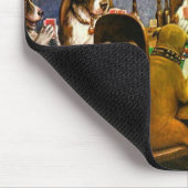 Tapis De Souris Chiens jouant au poker (Coin)