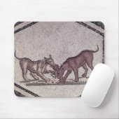 Tapis De Souris Chiens luttant pour un oiseau, romain, 2ème-3ème (Avec souris)