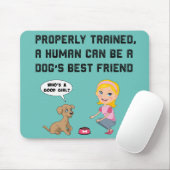 Tapis De Souris Chiens meilleure boisson ami (Avec souris)