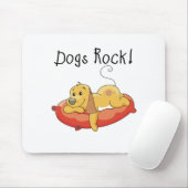 Tapis De Souris Chiens Rock Tshirts et cadeaux (Avec souris)