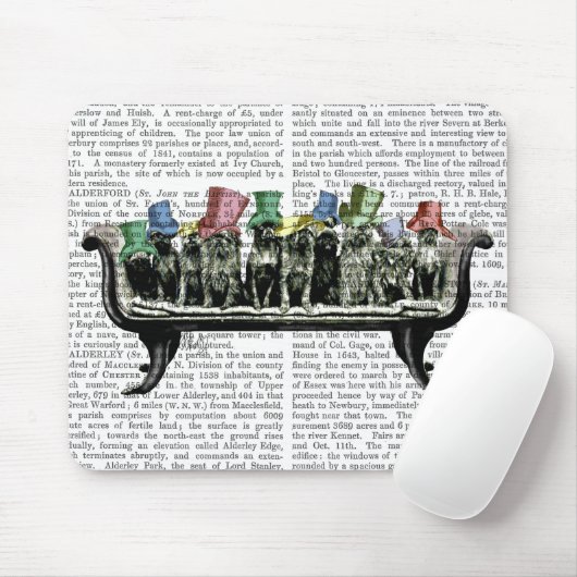 Tapis De Souris Chiens sur Sofa (Avec souris)