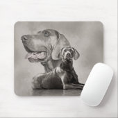 Tapis De Souris Chiens Weimaraner Collage #2 (Avec souris)