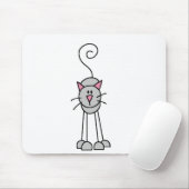 Tapis De Souris Chiffre chats Mousepad de bâton (Avec souris)