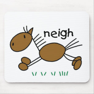 Tapis De Souris Chiffre cheval de bâton