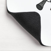 Tapis De Souris Chiffre clarinette Mousepad de bâton (Coin)