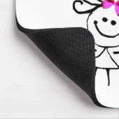 Tapis De Souris Chiffre de bâton de grande soeur (Coin)