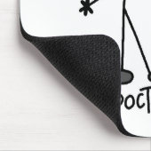 Tapis De Souris Chiffre docteur de bâton (Coin)