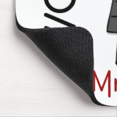 Tapis De Souris Chiffre M. et Mme Always de bâton de couples de (Coin)