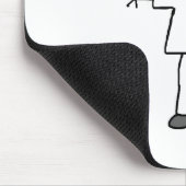 Tapis De Souris Chiffre masculin T-shirts et cadeaux de bâton (Coin)