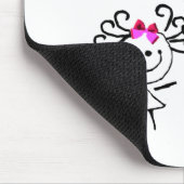 Tapis De Souris Chiffre meilleurs amis de bâton (Coin)