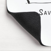 Tapis De Souris Chiffre mignon de bâton de yoga (Coin)