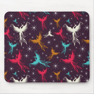 Tapis De Souris Chiffre motif d'oiseaux de Phoenix