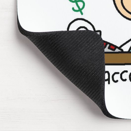 Tapis De Souris Chiffre Mousepad de bâton de comptable (Coin)