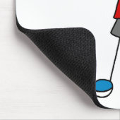 Tapis De Souris Chiffre Mousepad de bâton d'haltérophilie (Coin)