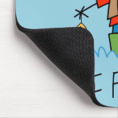 Tapis De Souris Chiffre pêcheur de bâton (Coin)