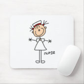 Tapis De Souris Chiffre simple T-shirts et cadeaux de bâton (Avec souris)