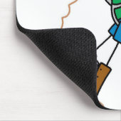 Tapis De Souris Chiffre T-shirts et cadeaux de bâton d'alpinisme (Coin)