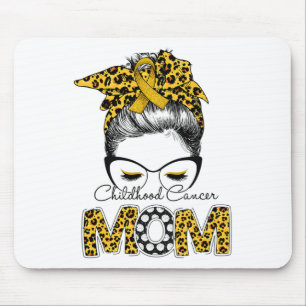 Tapis De Souris Chignon Méchant Cancer de l'Enfant Maman Léopard S