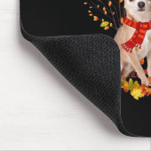 Tapis De Souris Chihuahua Bonjour Automne Chien Feuilles automne T (Coin)