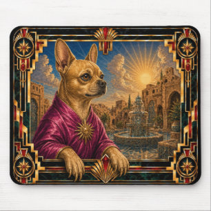 Tapis De Souris Chihuahua, Chien Art Déco
