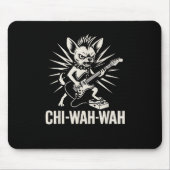 Tapis De Souris Chihuahua Chien Guitariste Wah Pedal Punk Rocker M (Devant)