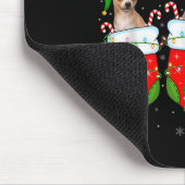 Tapis De Souris Chihuahua Dog In Christmas Socks Funny Pet Dog Lov (Coin)