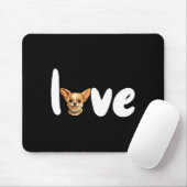 Tapis De Souris Chihuahua Dog Love For Valentine's Day (Avec souris)