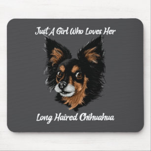 Tapis De Souris Chihuahua drôle juste une fille