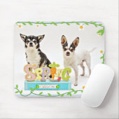 Tapis De Souris Chihuahua du printemps (Avec souris)