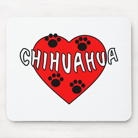 Tapis De Souris Chihuahua Love (Devant)