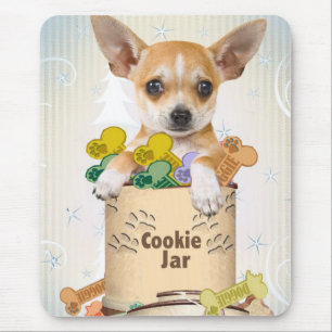 Tapis De Souris Chihuahua mis en ligne avec Cookie Jar