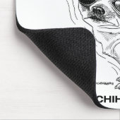 Tapis De Souris Chihuahua Mousepad (Coin)