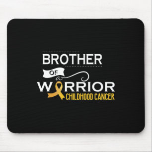 Tapis De Souris Childhood cancer awareness Brother of a warrior