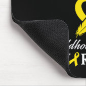 Tapis De Souris Childhood Cancer Warrior I'm Fine  (Coin)