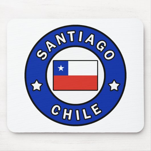 Tapis De Souris Chile de Santiago (Devant)