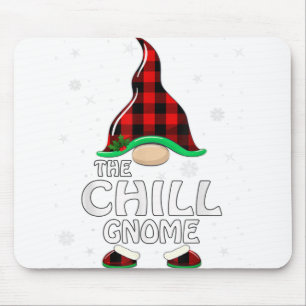 Tapis De Souris Chill Gnomo Buffalo Plaid Correspondant Famille Ch