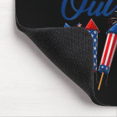 Tapis De Souris Chill The Fourth Out Chihuahua Chien Drapeau Améri (Coin)