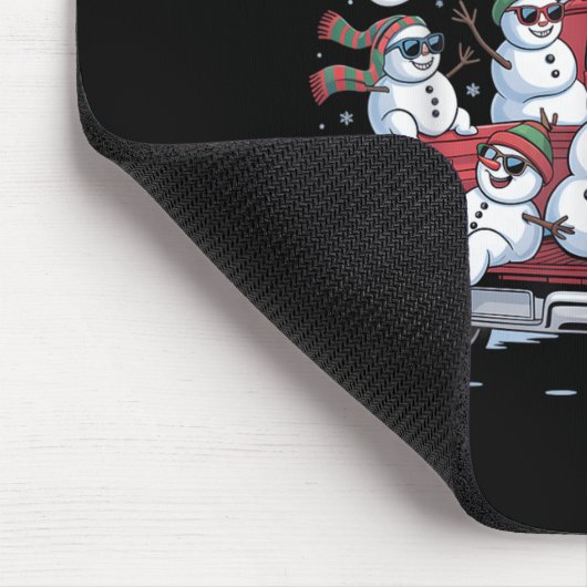 Tapis De Souris Chillat Avec Mes Neiges Coupe Camion Snowman Chris (Coin)
