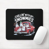 Tapis De Souris Chillat Avec Mes Neiges Coupe Camion Snowman Chris (Avec souris)