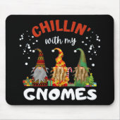 Tapis De Souris Chillin Avec Mes Gnomes Noël (Devant)