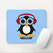 Tapis De Souris chillin de pingouin (Avec souris)