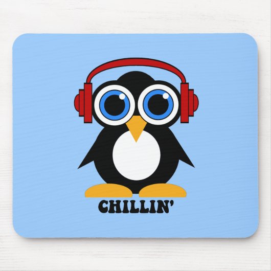 Tapis De Souris chillin de pingouin (Devant)