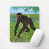 Tapis De Souris Chimpanzé (Avec souris)