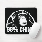 Tapis De Souris Chimpanzé de 98 pour cent (Avec souris)