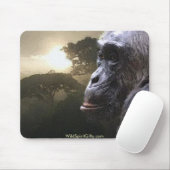 Tapis De Souris Chimpanzé Mousepad (Avec souris)