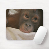 Tapis De Souris Chimpanzé Mousepad de bébé (Avec souris)