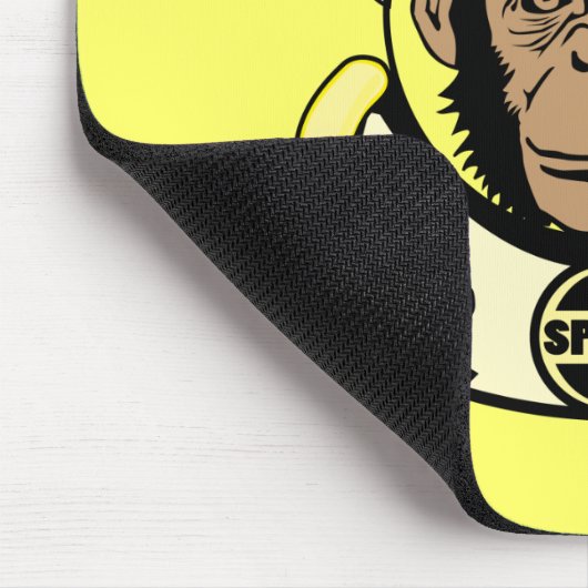 Tapis De Souris Chimpanzé Mousepad de l'espace (Coin)