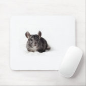 Tapis De Souris Chinchilla gris mignon dans la couverture (Avec souris)