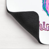 Tapis De Souris Chinchilla rose au néon de Chinchillin (Coin)